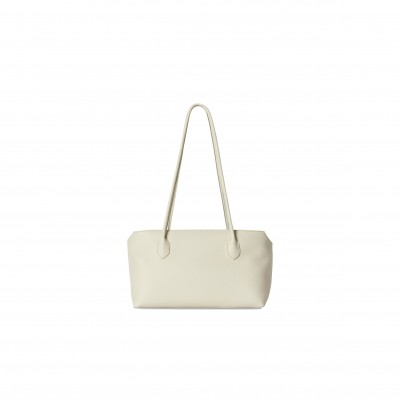 THE ROW TERRASSE BAG IN LEATHER IVORY W1292L23IVPD (33*20*18cm)